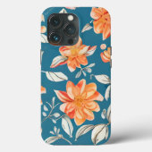 Retro Floral Seamless Pattern Case-Mate iPhone Case (Achterkant)