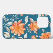 Retro Floral Seamless Pattern Case-Mate iPhone Case (Achterkant (horizontaal))