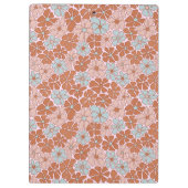 Retro Floral Seamless Pattern Klembord (Achterkant)