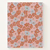 Retro Floral Seamless Pattern Notitieboek (Achterkant)