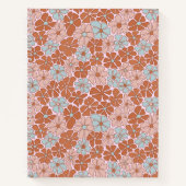 Retro Floral Seamless Pattern Notitieboek (Voorkant)