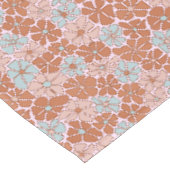 Retro Floral Seamless Pattern Tafelkleed (Gekanteld)