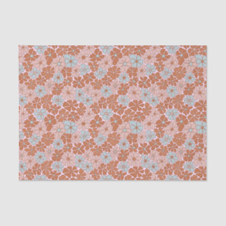 Retro Floral Seamless Pattern Tissuepapier