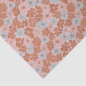 Retro Floral Seamless Pattern Tissuepapier (Detail)