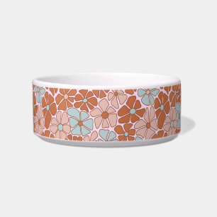 Retro Floral Seamless Pattern Voerbakje