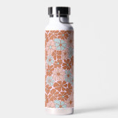 Retro Floral Seamless Pattern Waterfles (Links)