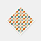 Retro Floral Servet (Hoek)