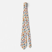 Retro Floral Spring Garden Stropdas (Voorkant)