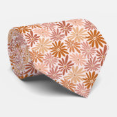 Retro Floral Spring Garden Stropdas (Opgerold)