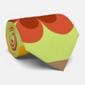 Retro Floral Stropdas (Opgerold)