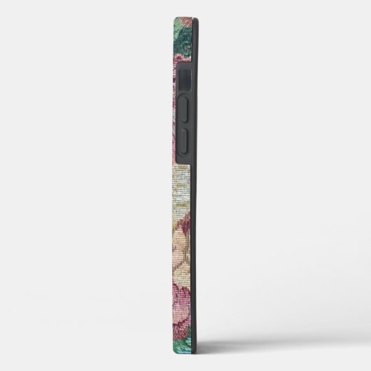 retro floral tapestry Case-Mate iPhone case (Achterkant / Links)