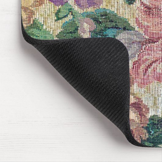 retro floral tapestry muismat (Hoek)