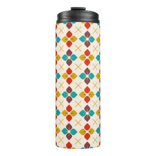 Retro Floral Thermosbeker