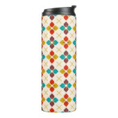 Retro Floral Thermosbeker (Gedraaid links)