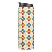 Retro Floral Thermosbeker (Geroteerd rechts)