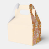 Retro floral vijf is een vibe verjaardagskist bedankdoosjes (Achterkant)