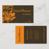 Retro Floral Visitekaartje (Voorkant / Achterkant)