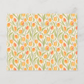 Retro  Floral Vrijgezellenfeest Advice Kaart (Achterkant)