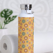 Retro Floral Waterfles