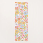 Retro Floral Yogamat (Achterkant)