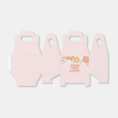 Retro Floral Young Wild Drie Bedankdoosjes (Uitgevouwen)