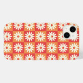 Retro florale fusie Case-Mate iPhone case (Achterkant (horizontaal))