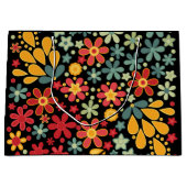 Retro. Florale motieven 2 Large Cadeautasje (Voorkant)