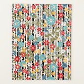 Retro, florale retro planner (Voorkant)