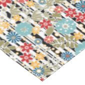 Retro, florale retro tafelkleed (Gekanteld)