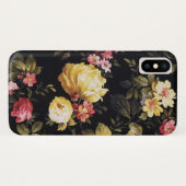 retro florale stof Case-Mate iPhone case (Achterkant (horizontaal))