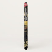 retro florale stof Case-Mate iPhone case (Achterkant/links)