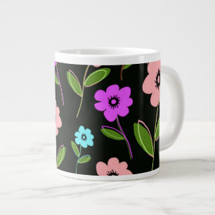 Retro Florals Grote Koffiekop