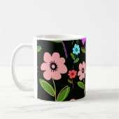 Retro Florals Koffiemok (Links)