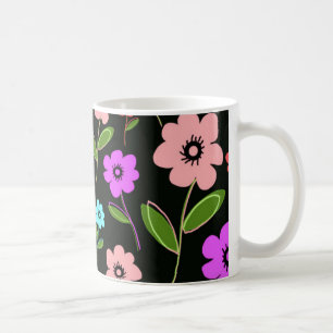 Retro Florals Koffiemok