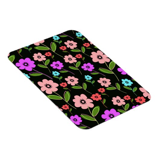 Retro Florals Magneet (Rechterzijde)