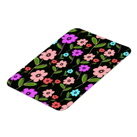 Retro Florals Magneet (Linkerzijde)