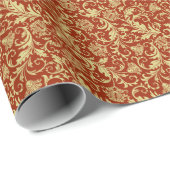 Retro florals:  patroonachtergrond. cadeaupapier (Rol Hoek)