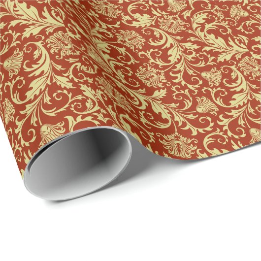 Retro florals: patroonachtergrond. cadeaupapier (Rol Hoek)