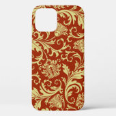Retro florals:  patroonachtergrond. Case-Mate iPhone case (Achterkant)