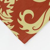 Retro florals:  patroonachtergrond. fleece deken (Hoek)