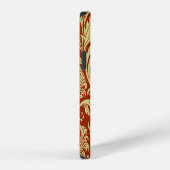 Retro florals: patroonachtergrond. iPhone hoesje (Rechterkant)