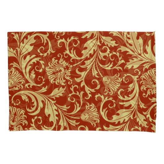 Retro florals:  patroonachtergrond. kussensloop (Voorkant)