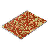Retro florals:  patroonachtergrond. notitieboek (Linkerzijde)