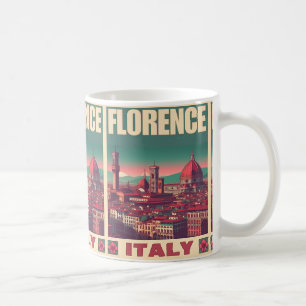 Retro Florence, Firenze Italië reisgeschenken Koffiemok