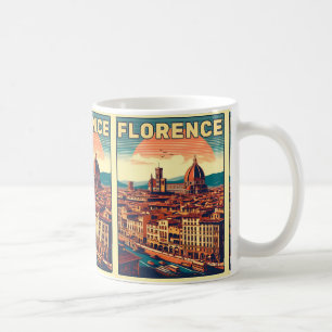 Retro Florence, Firenze Italië reisgeschenken Koffiemok