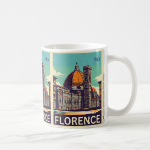 Retro Florence, Firenze Italië reisgeschenken Koffiemok