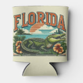Retro Florida Alligator Blikjeskoeler (Voorkant)