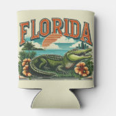 Retro Florida Alligator Blikjeskoeler (Achterkant)