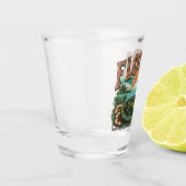 Retro Florida Alligator Shot Glas (Links)