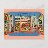 Retro Florida Briefkaart (Voorkant)